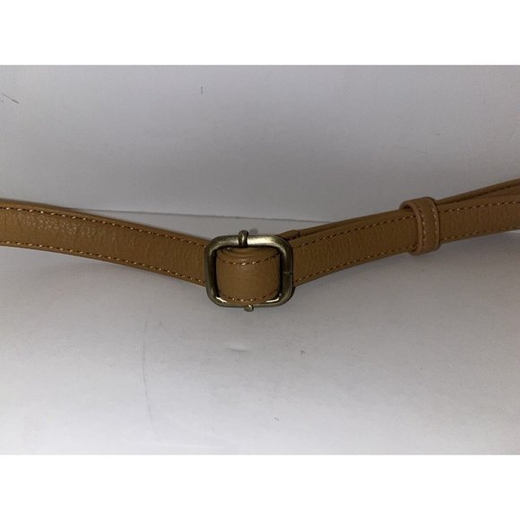 LOVE ONE LOVE ALL WOMENS PURSE BAG Sun Tan LEATHER LARGE TASSEL BRAIDED - Picture 4 of 11